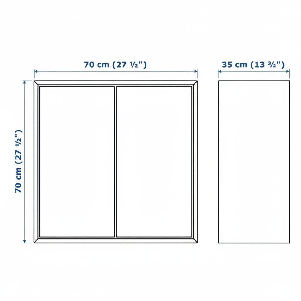 EKORA 2-Door Floor Standing Cabinet - Image 14