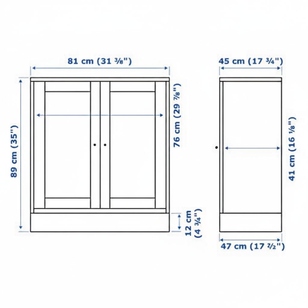 HAVSTAK Solid Pine Storage Cabinet - Image 10