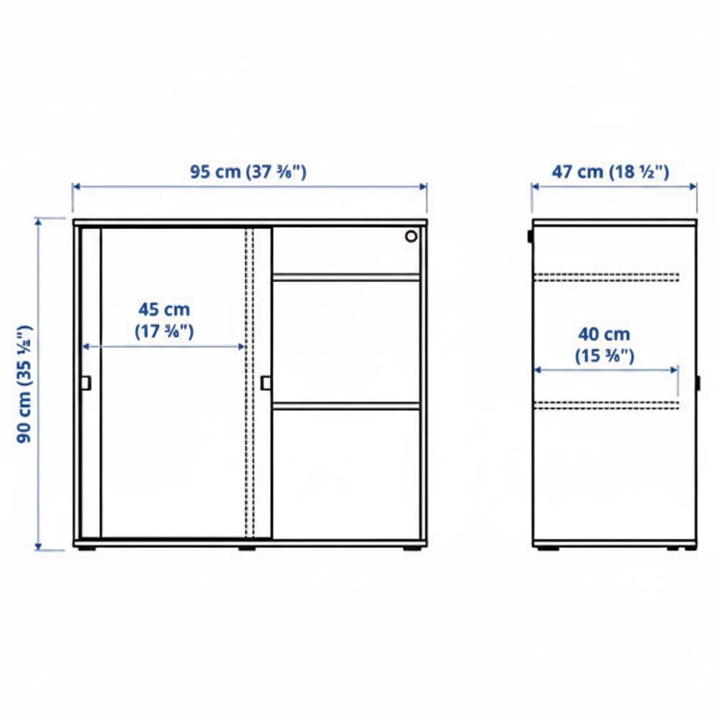 VANTARA Sliding Door Cabinet - Image 6