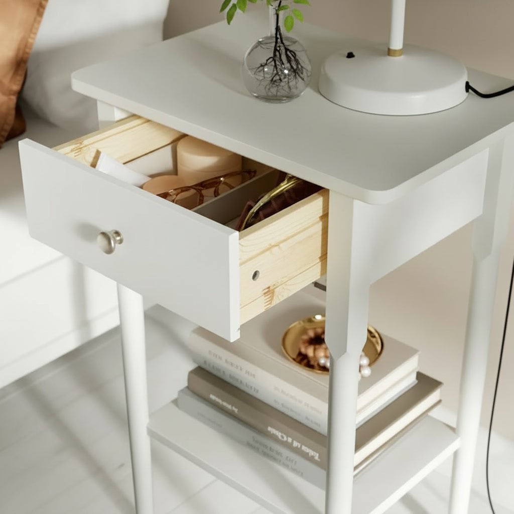 BLÄSVIK Solid pine Bedside table - Image 8