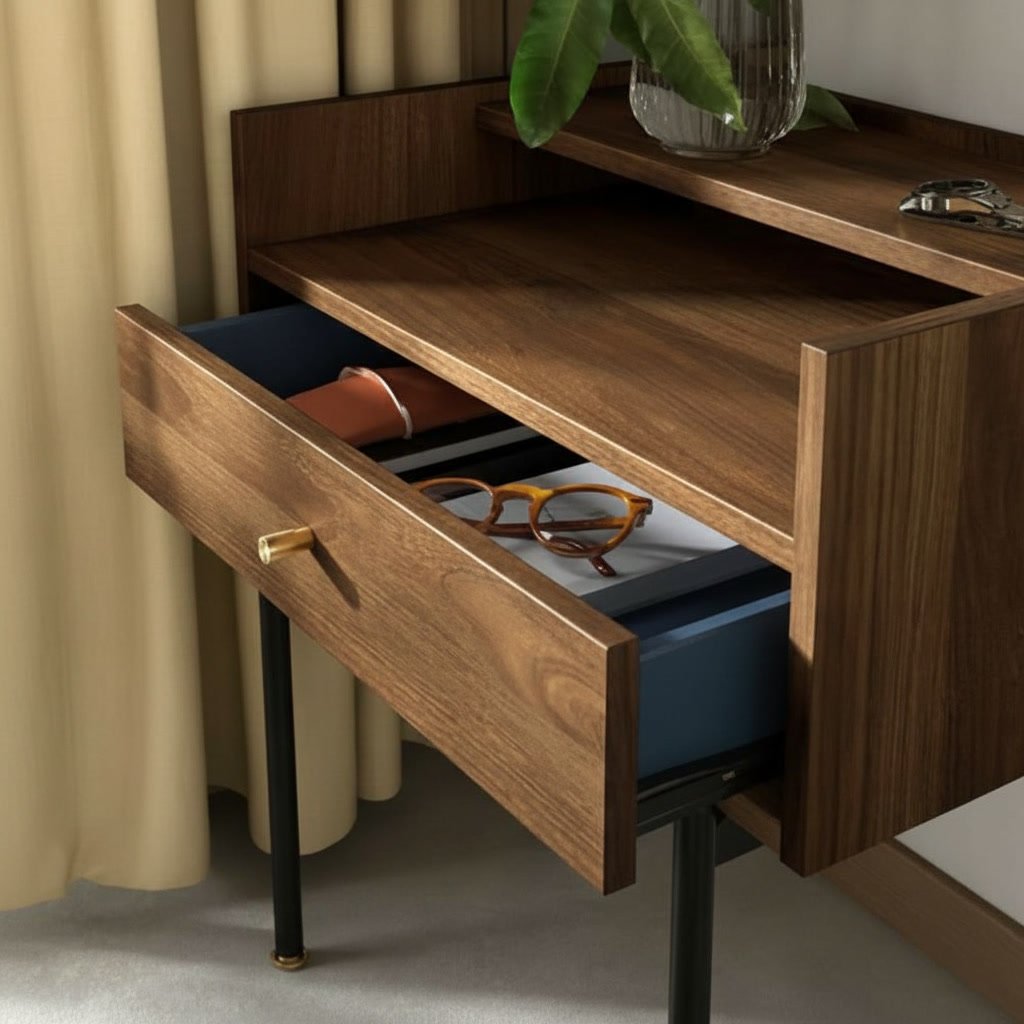 RADMANSVIK Bedside Table with Drawer - Image 4