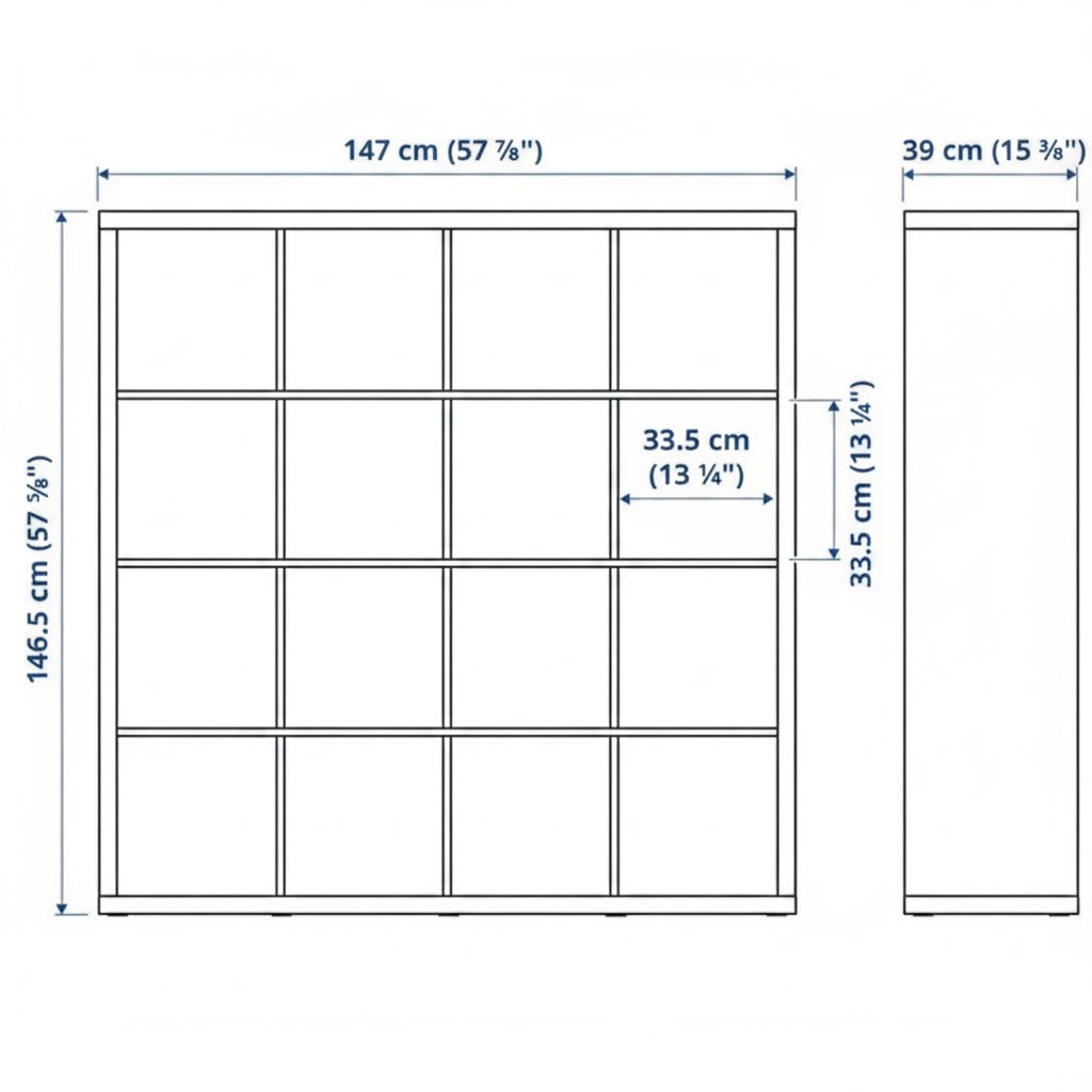 NORDICA Large 16-Cube Storage Organizer - Image 21