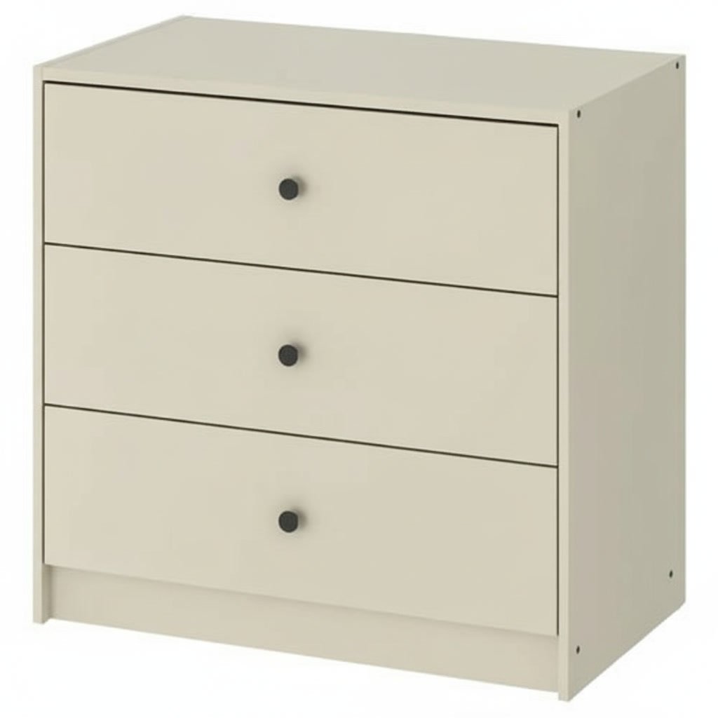 GURSKAN 3 Drawer Clothing Storage Chest - Image 2