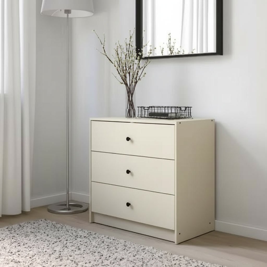 GURSKAN 3 Drawer Clothing Storage Chest - Image 3