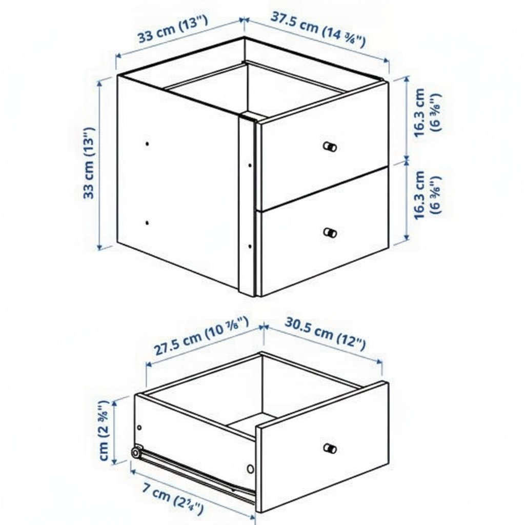 NORDICA/LAKK Large Console TV Stand With Storage Unit & Shelf - Image 9