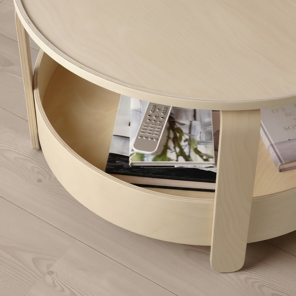BERGEBY Round Coffee Table - Image 8