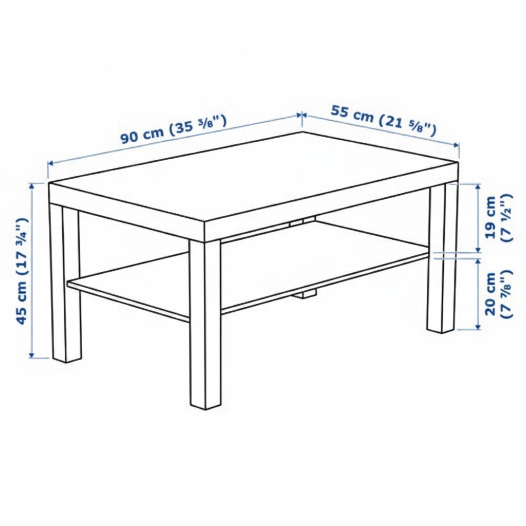 LAKK Rectangular Coffee Table - Image 10