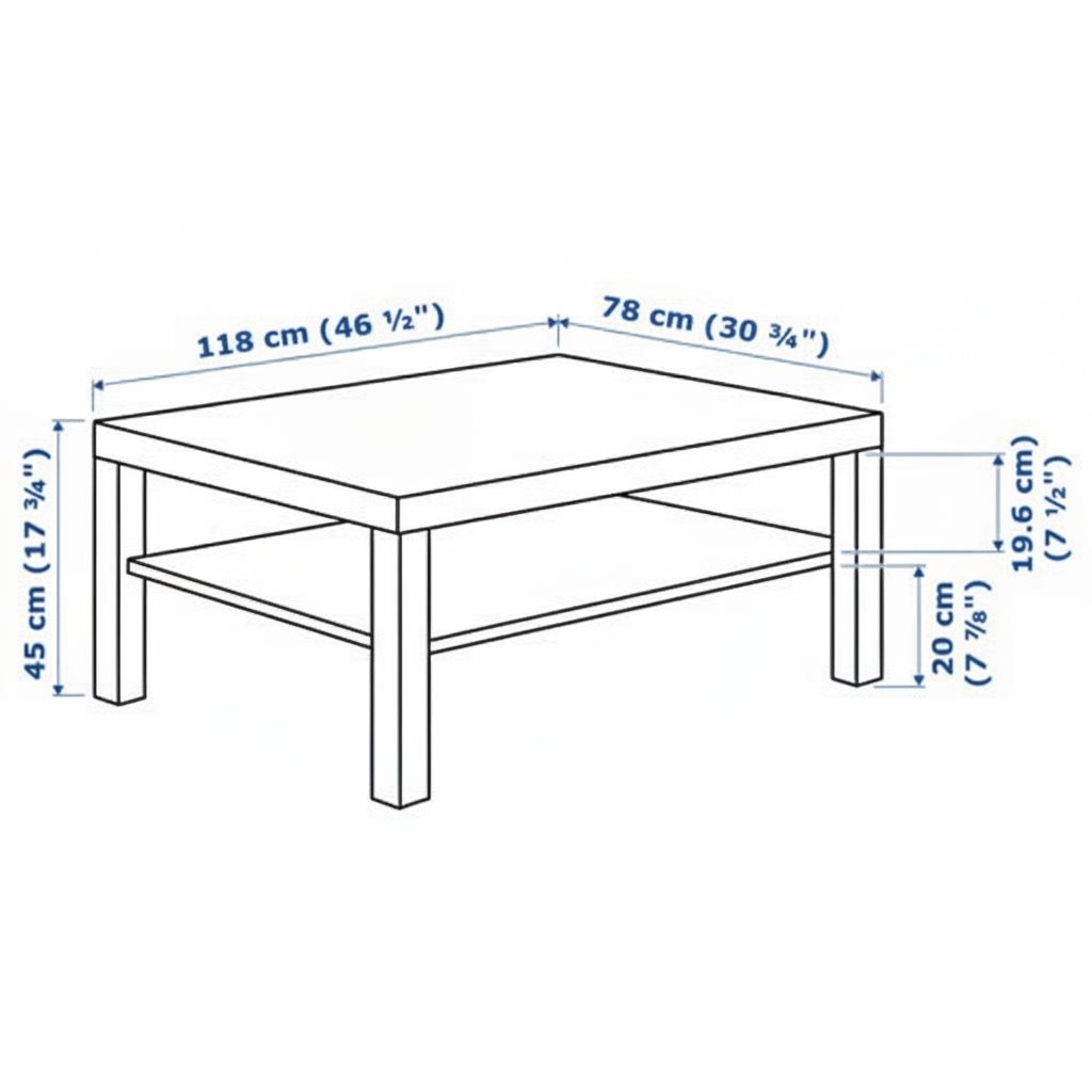 LAKK Rectangular Coffee Table - Image 10