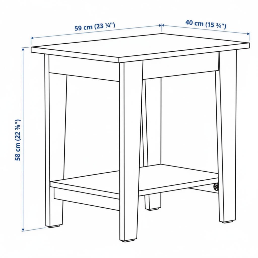 AMMERYD Wooden Side Table - Image 8