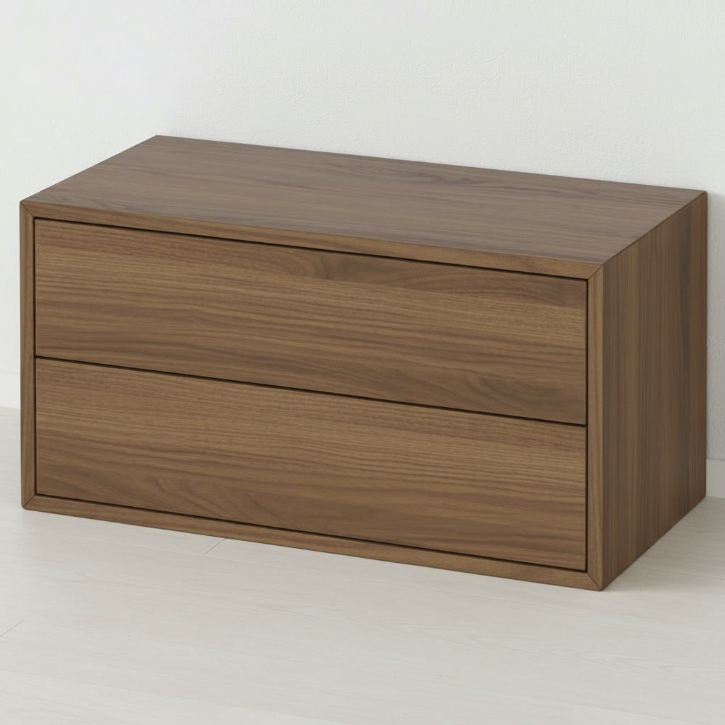 EKORA 1-Drawer Floating Media Shelf - Image 6