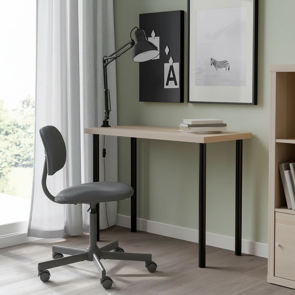 LINVORA/ADVIN Home Office Writing Desk - Image 3
