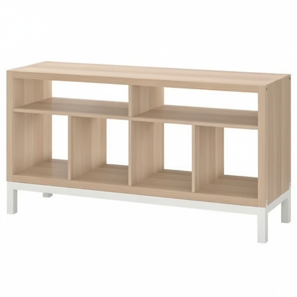 NORDICA TV Unit with Underframe and Open Storage Shelves - Image 3