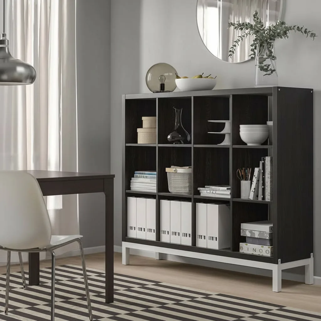 NORDICA 12 Cube Shelving with Underframe - Image 3