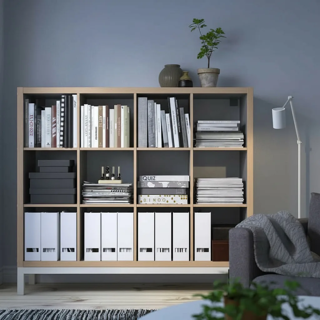 NORDICA 12 Cube Shelving with Underframe - Image 5