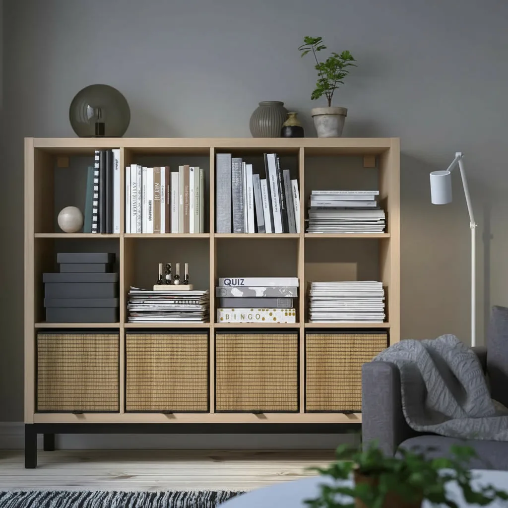 NORDICA 12 Cube Shelving with Underframe - Image 8