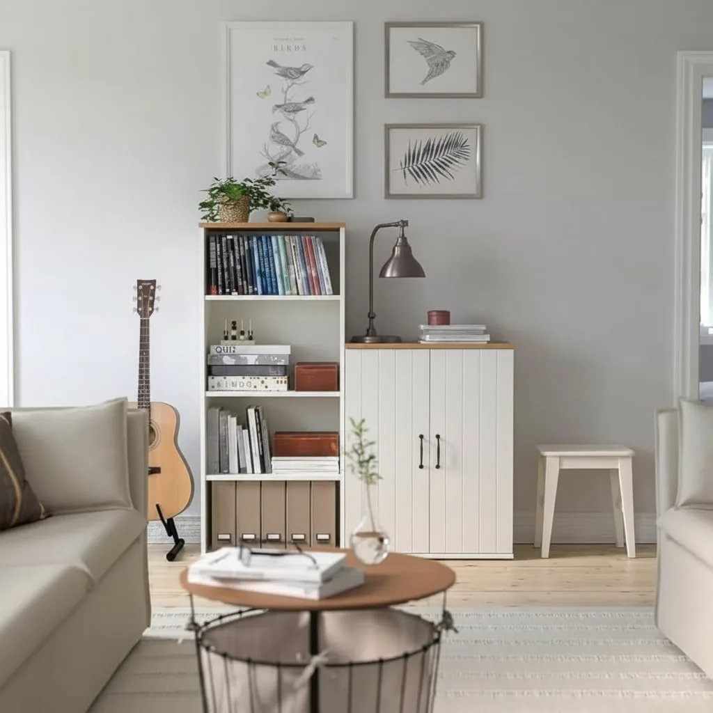 SKRUVIK Bookcase Cabinet Combination - Image 3