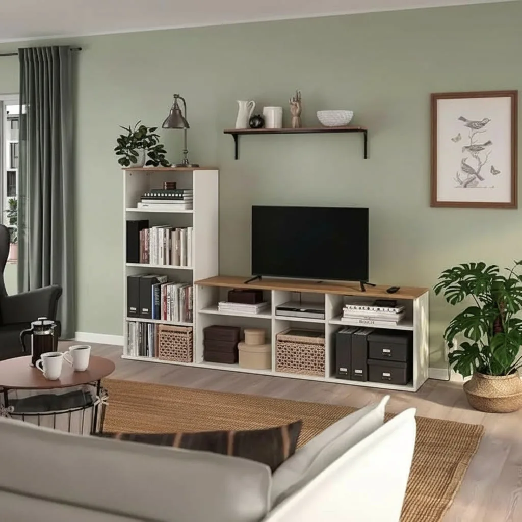 SKRUVIK Bookcase and Display Shelves TV Media Unit - Image 2