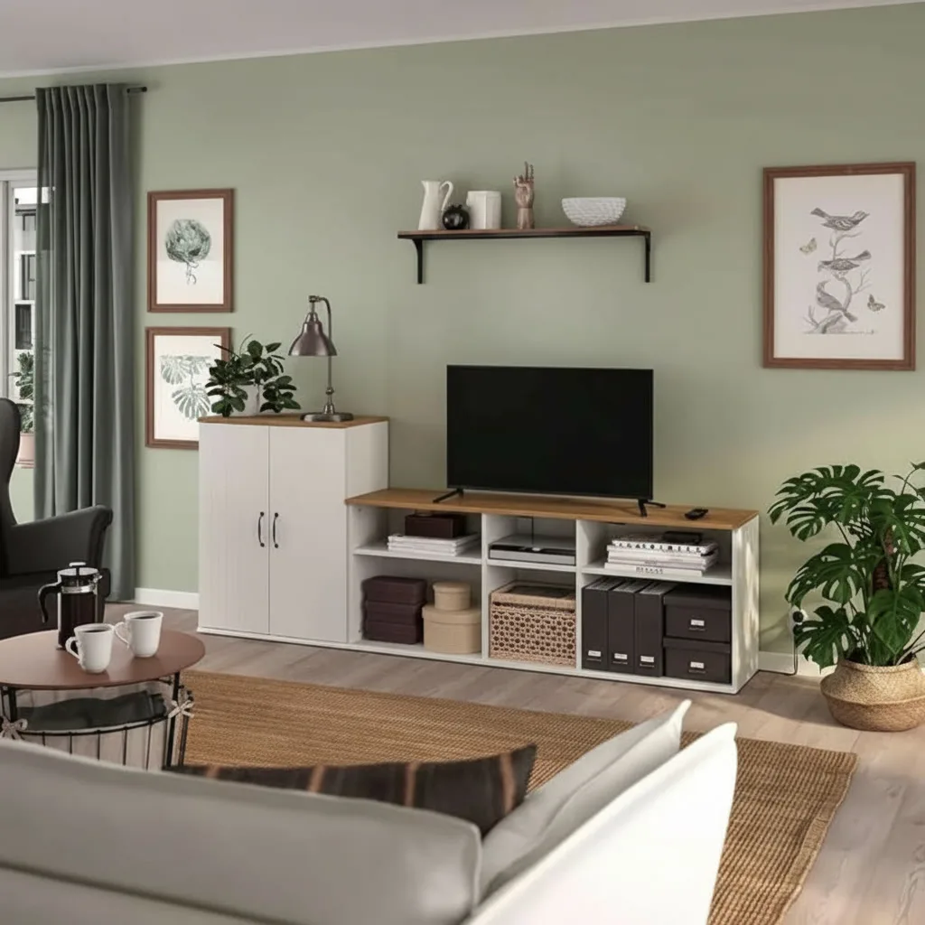 SKRUVIK Cabinet Media Shelving TV Unit - Image 8