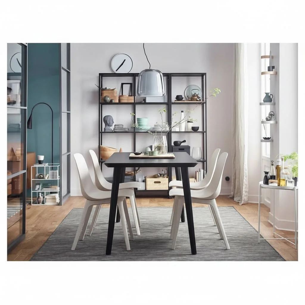 ODGREN Wood Plastic Chair - Image 2