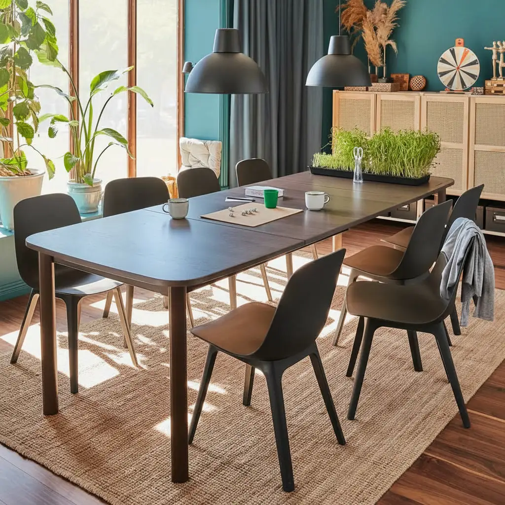 ODGREN Wood Plastic Chair - Image 4