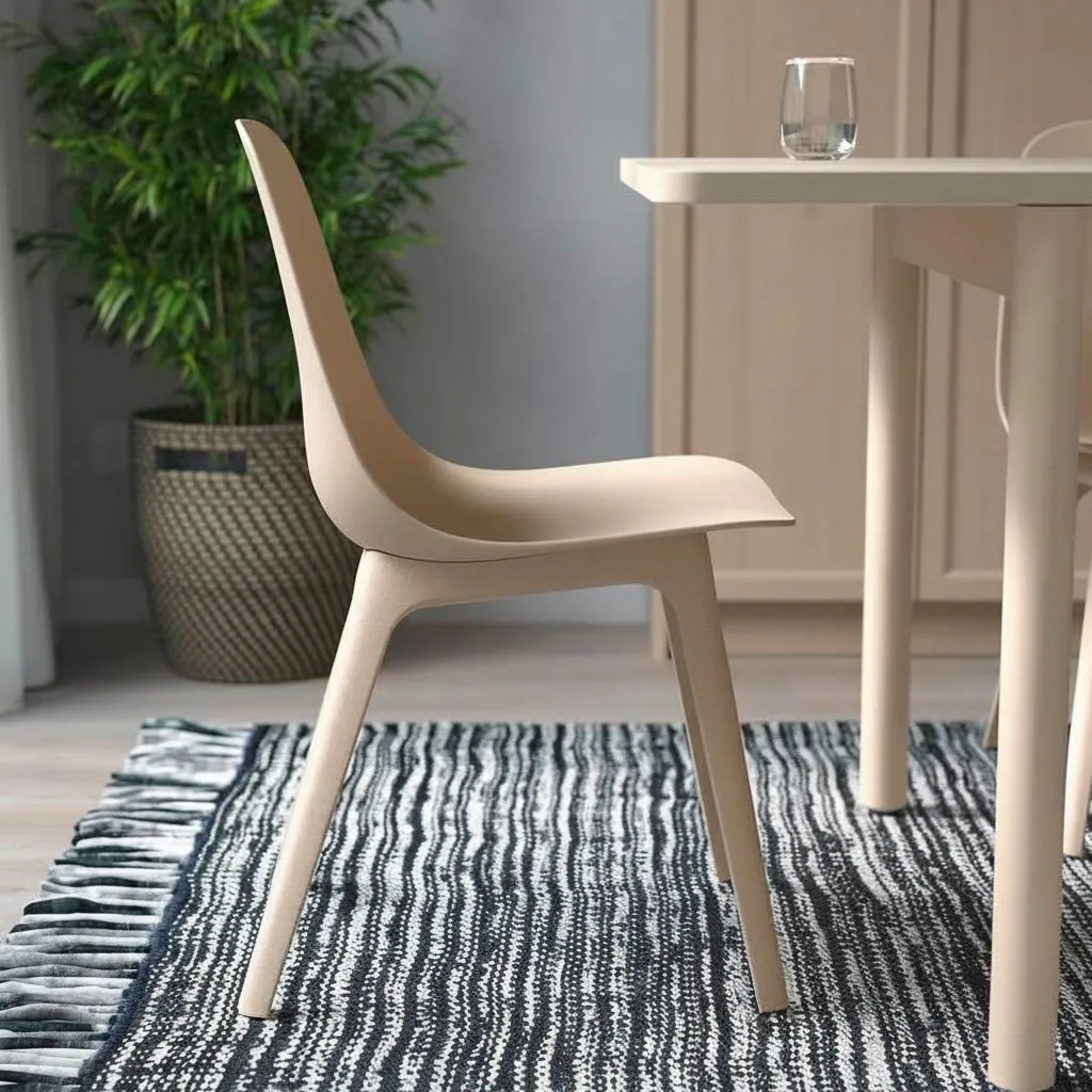 ODGREN Wood Plastic Chair - Image 6