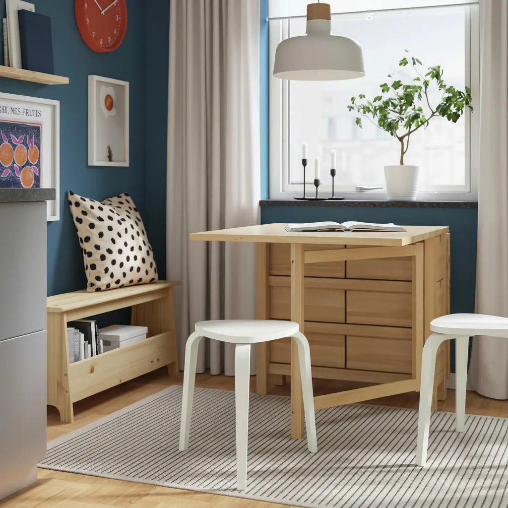 VARO 3-Leg Birch Stool - Image 4