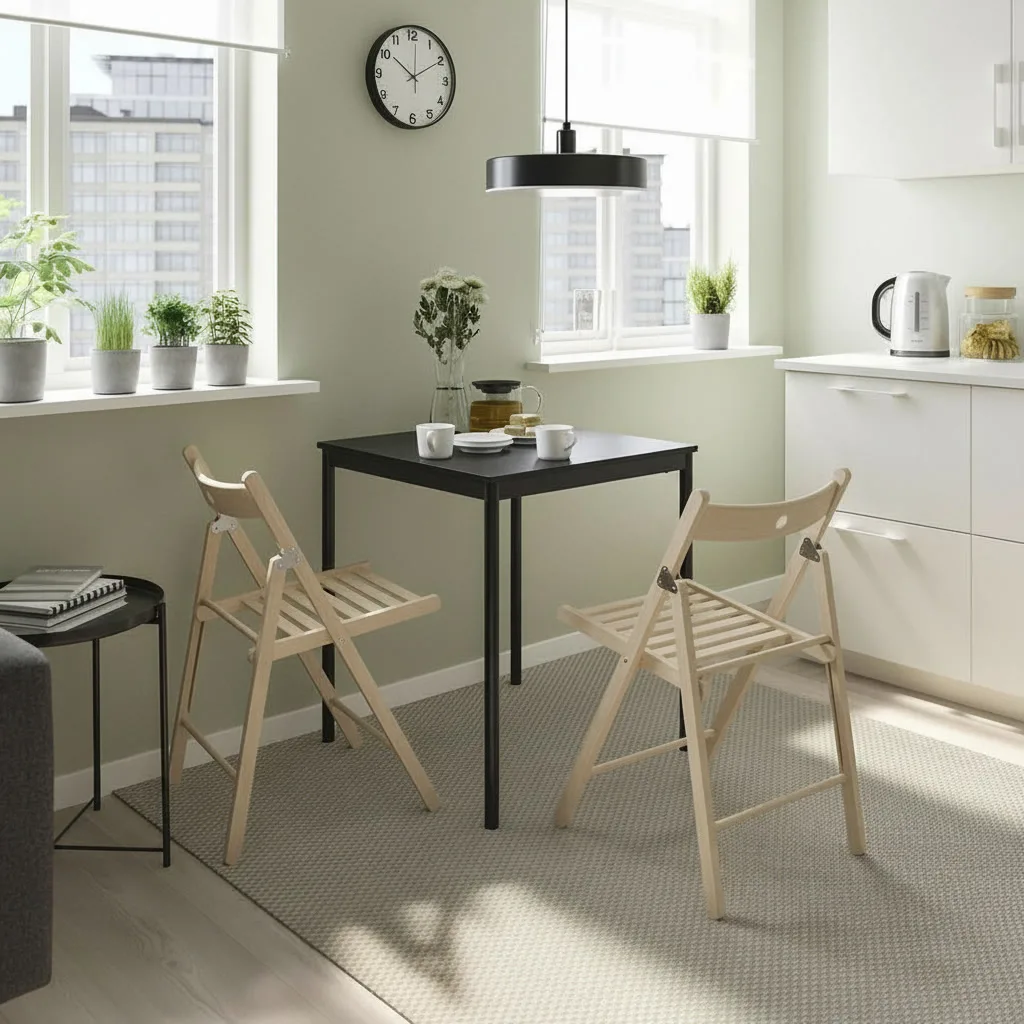 FROVIK Solid Beech Folding Chair - Image 5