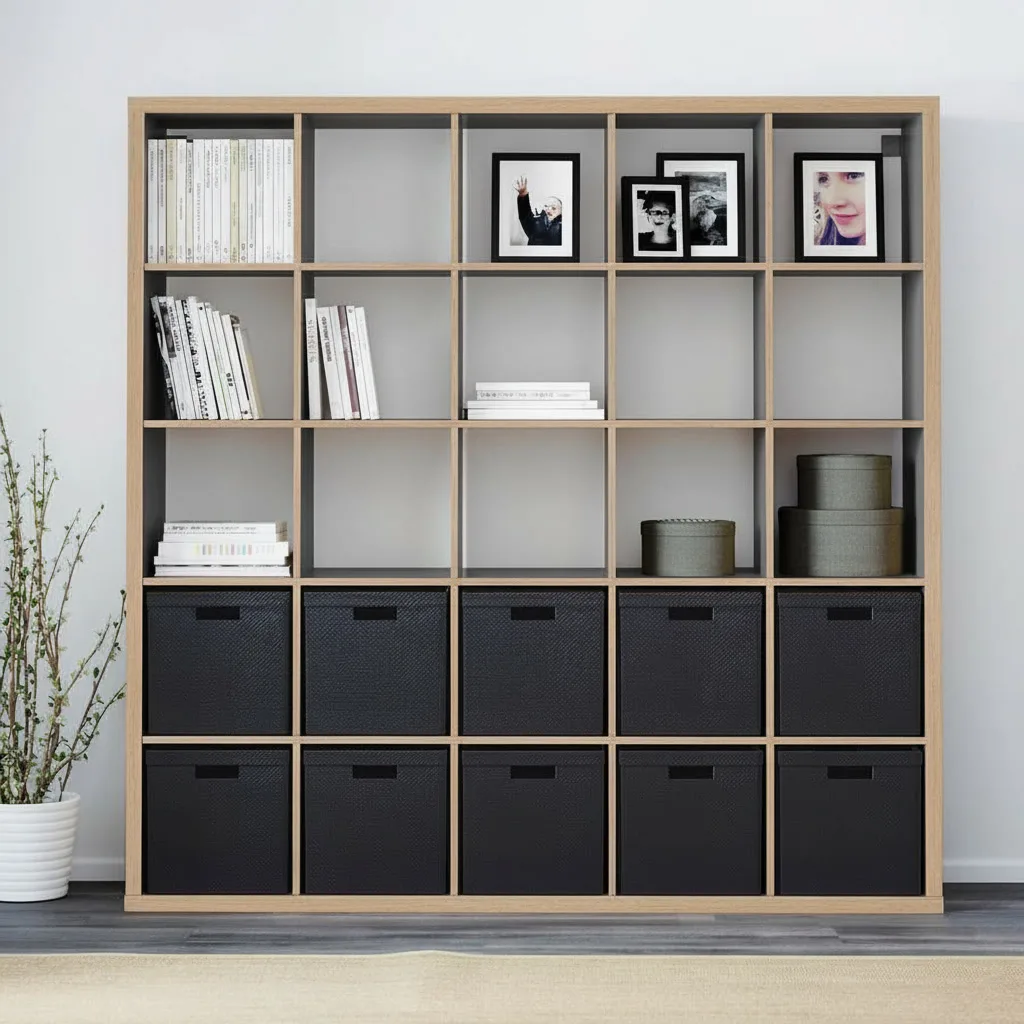 NORDICA Large 25-Cube Display Shelving Unit - Image 5
