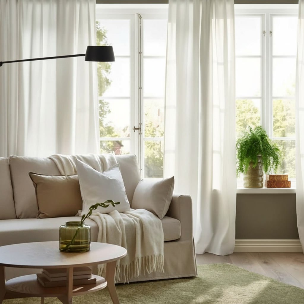 GINSTVIK Polyester Pleated Curtain - Image 20