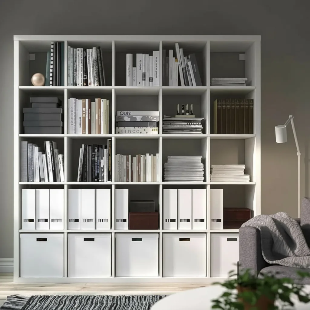 NORDICA Large 25-Cube Display Shelving Unit - Image 2