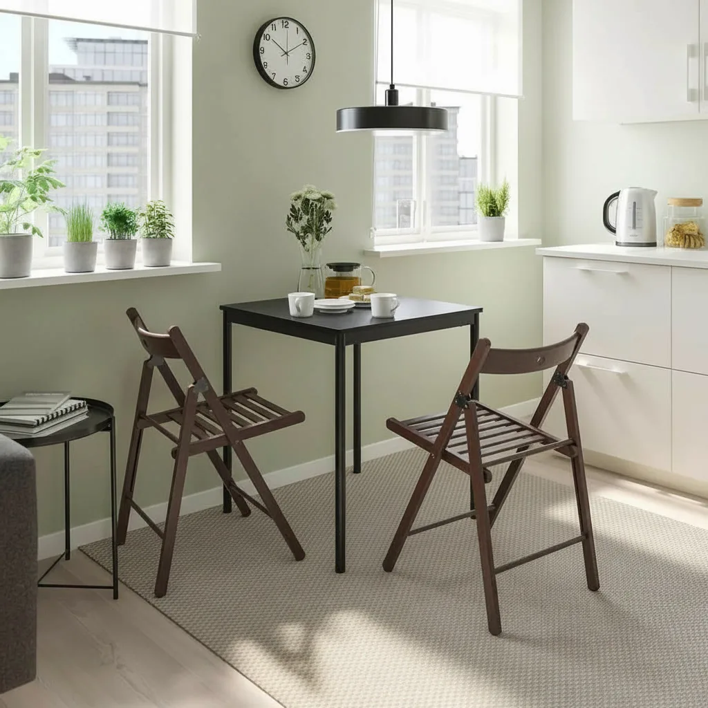 FROVIK Solid Beech Folding Chair - Image 3