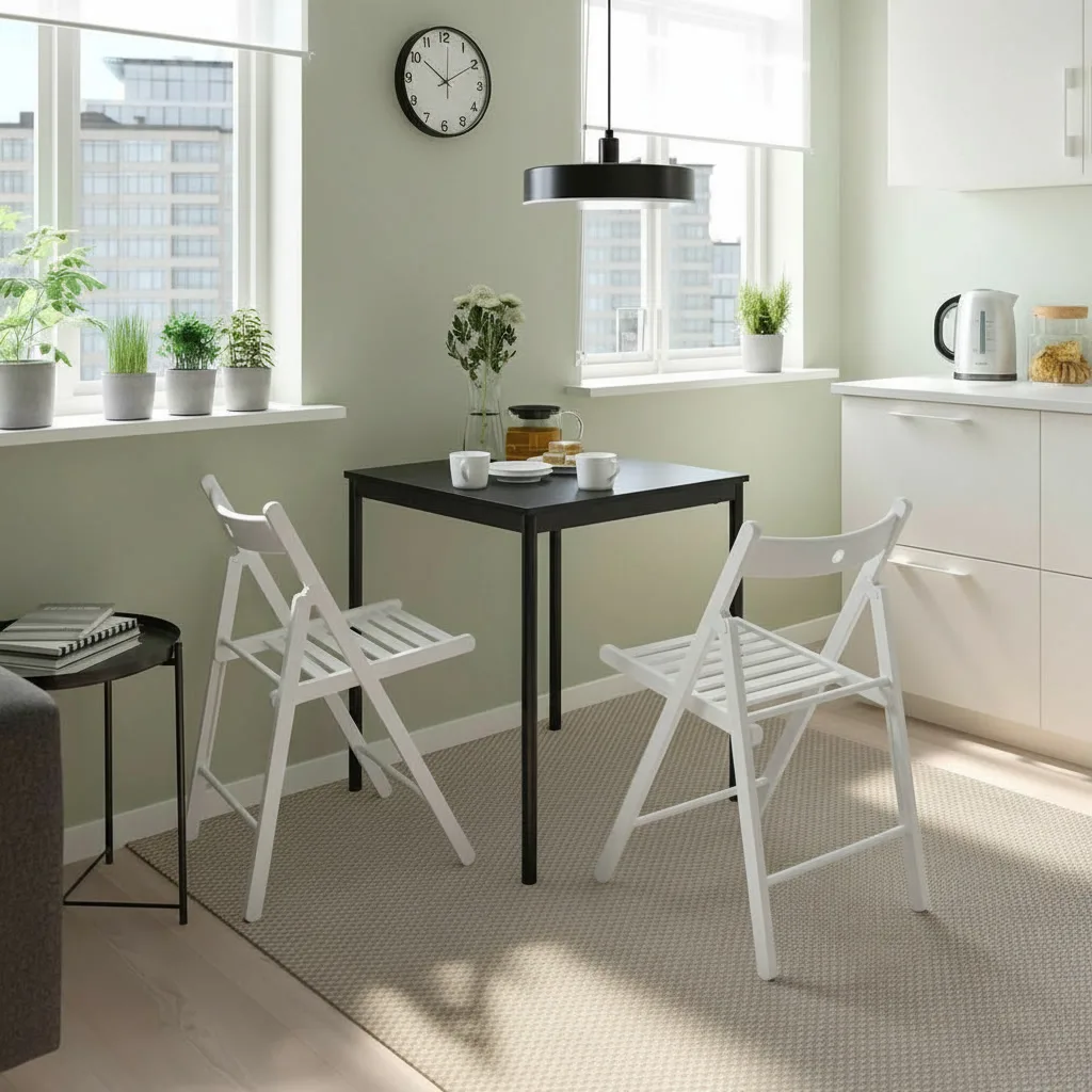 FROVIK Solid Beech Folding Chair - Image 8
