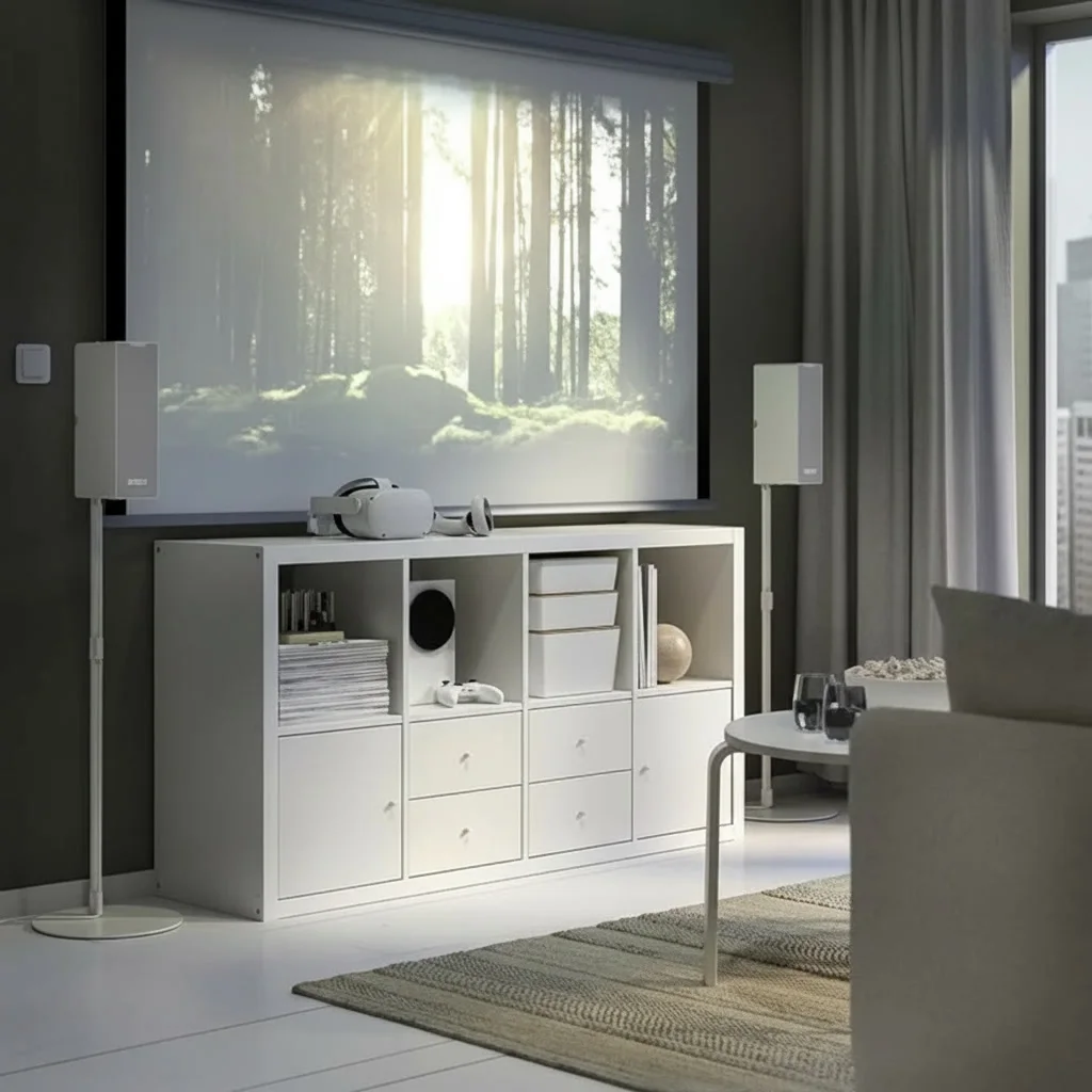 NORDICA 8-CUBE Shelving Unit with 4 Inserts - Image 3