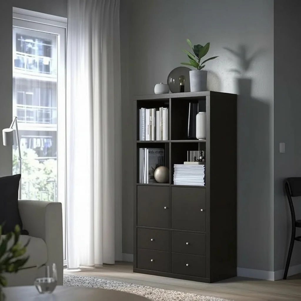 NORDICA 8-CUBE Shelving Unit with 4 Inserts - Image 4