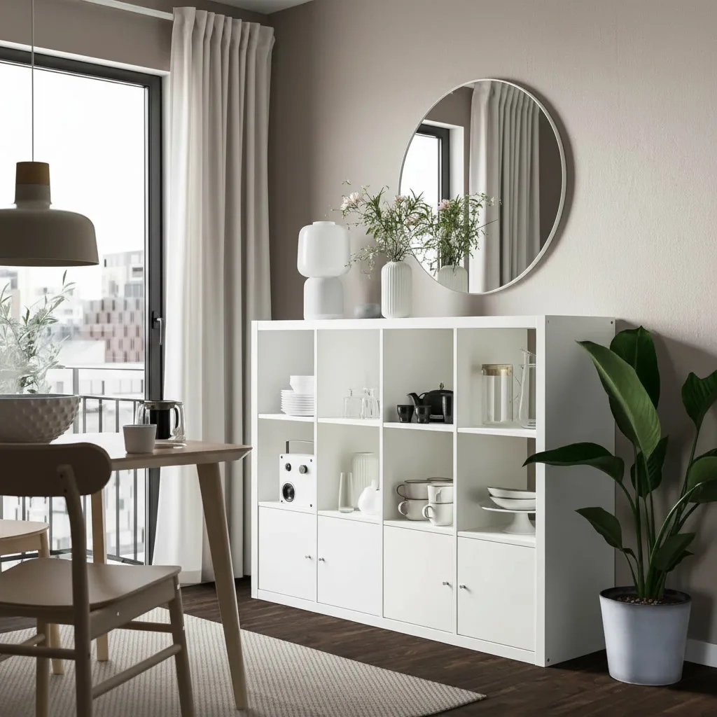 NORDICA 12-Cube Storage Shelving With 4 Inserts - Image 2