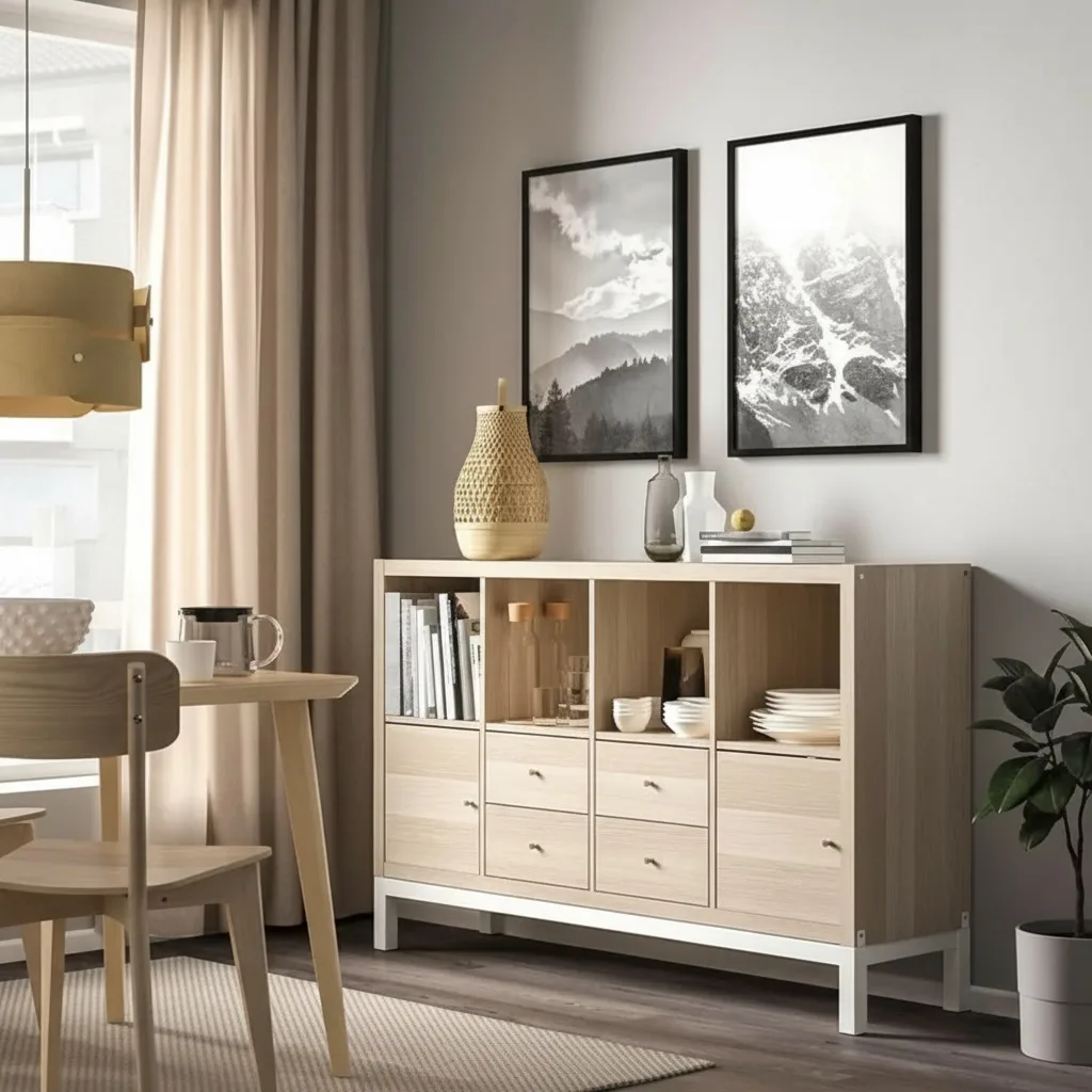 NORDICA 8-Cube Bookcase with Underframe, 2 Doors & 4 Drawers - Image 4