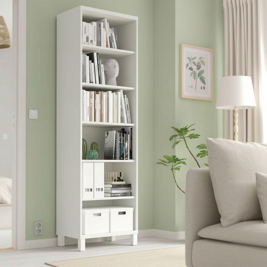 VESTARA Tall 5-Shelves Bookcase - Image 4