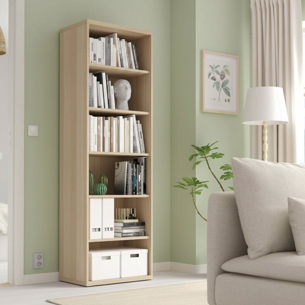VESTARA Tall 5-Shelves Bookcase - Image 5