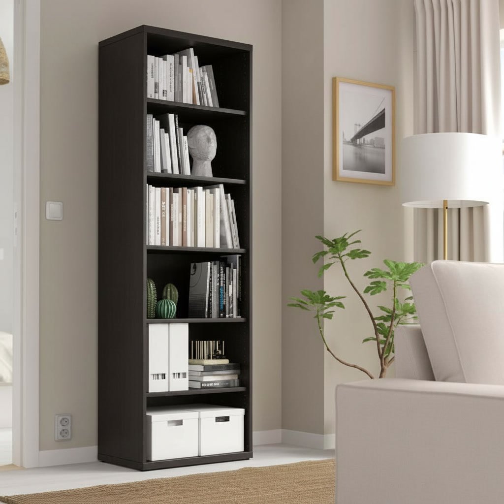 VESTARA Tall 5-Shelves Bookcase - Image 2