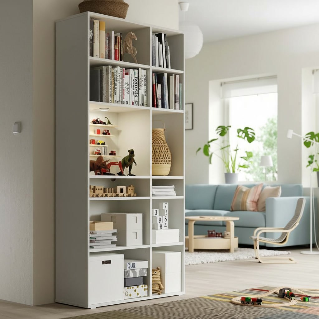 VANTARA Tall 10-Shelf Bookcase Storage - Image 3
