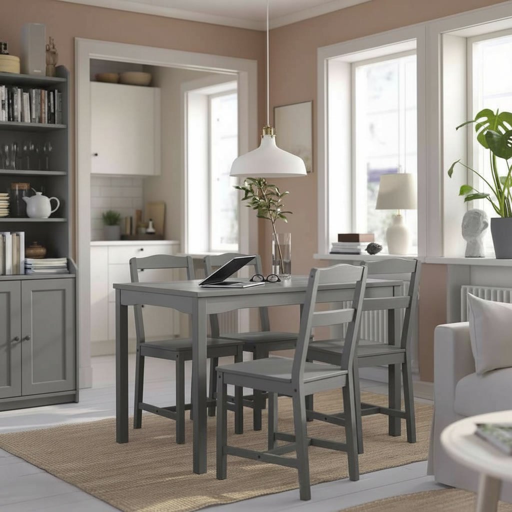 HAVARA Wooden Backrest Dining Chair - Image 3