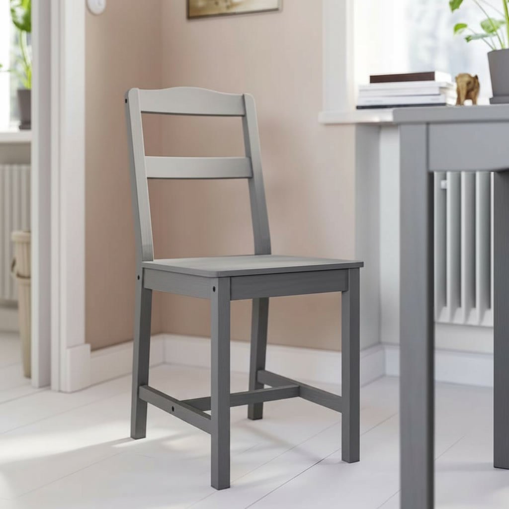 HAVARA Wooden Backrest Dining Chair - Image 2