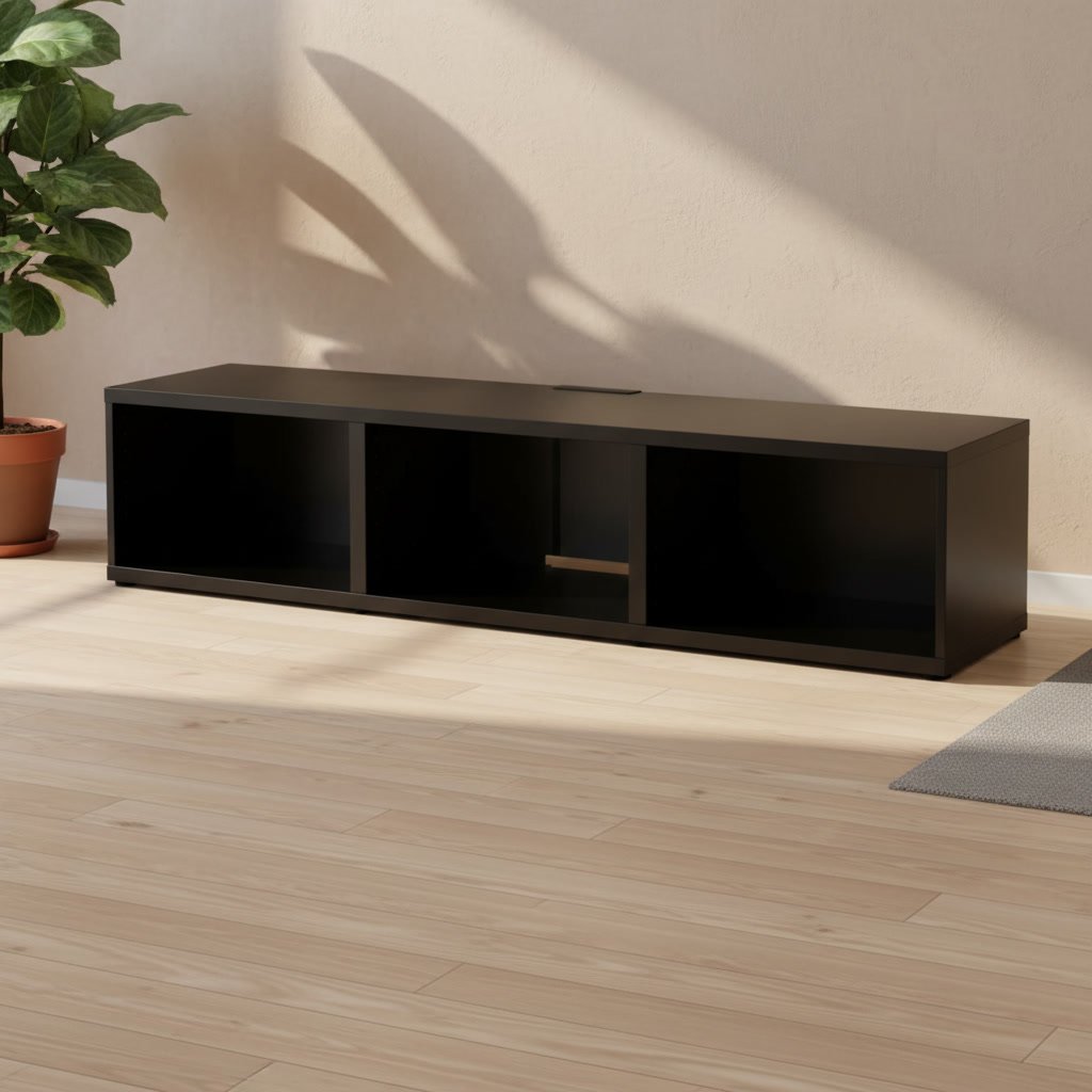 VESTARA Wide 3-Compartment Media Bench - Image 2