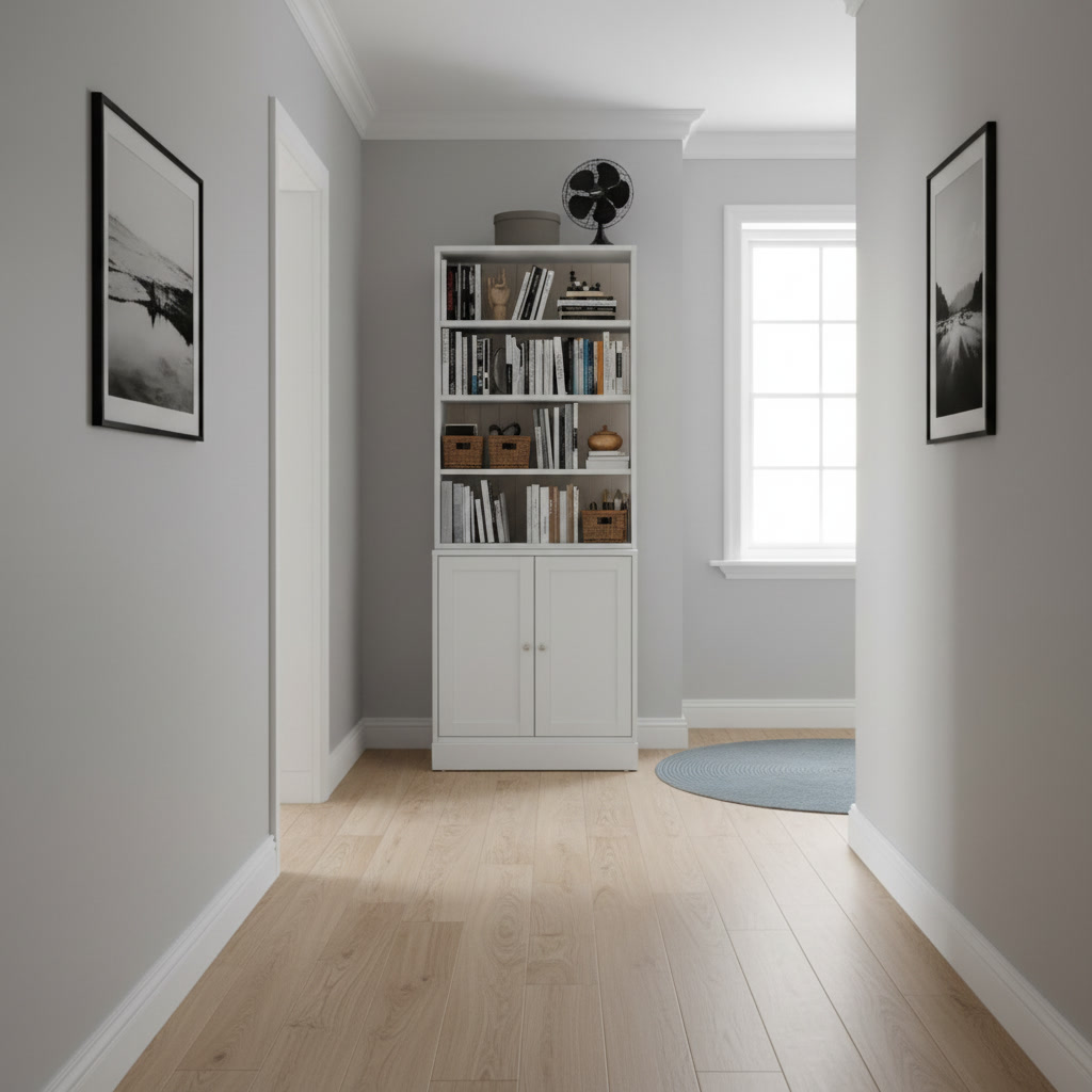 HAVSTAK Tall Storage Cabinet and Shelving Combination - Image 5