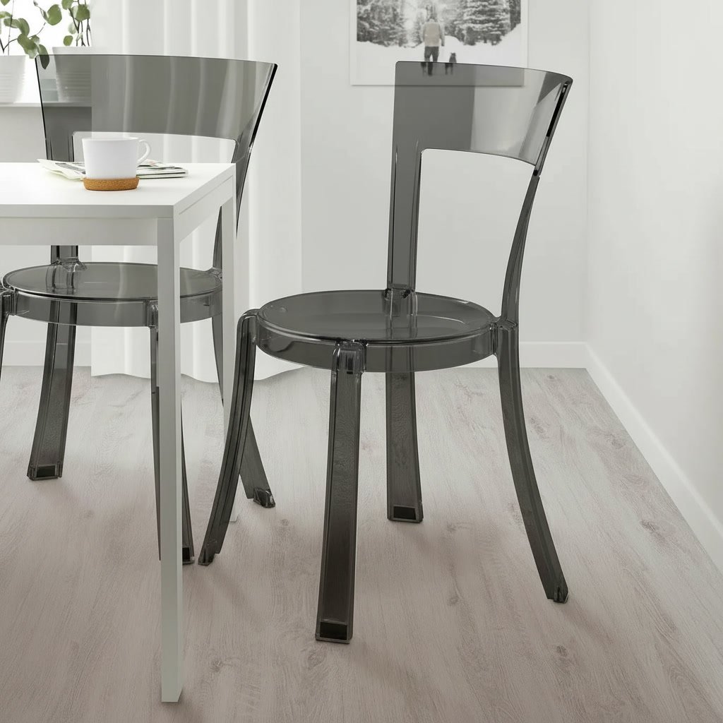 STEINA Transparent Dining Chair - Image 2