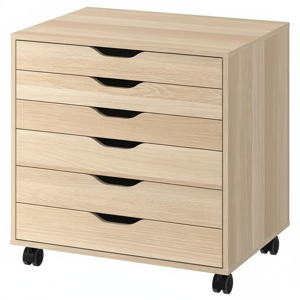 ALVEX 6-Drawer Mobile Storage Unit - Image 7