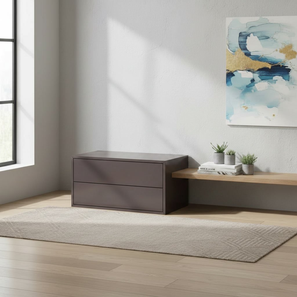 EKORA Rectangular 2-Drawers Chest - Image 4