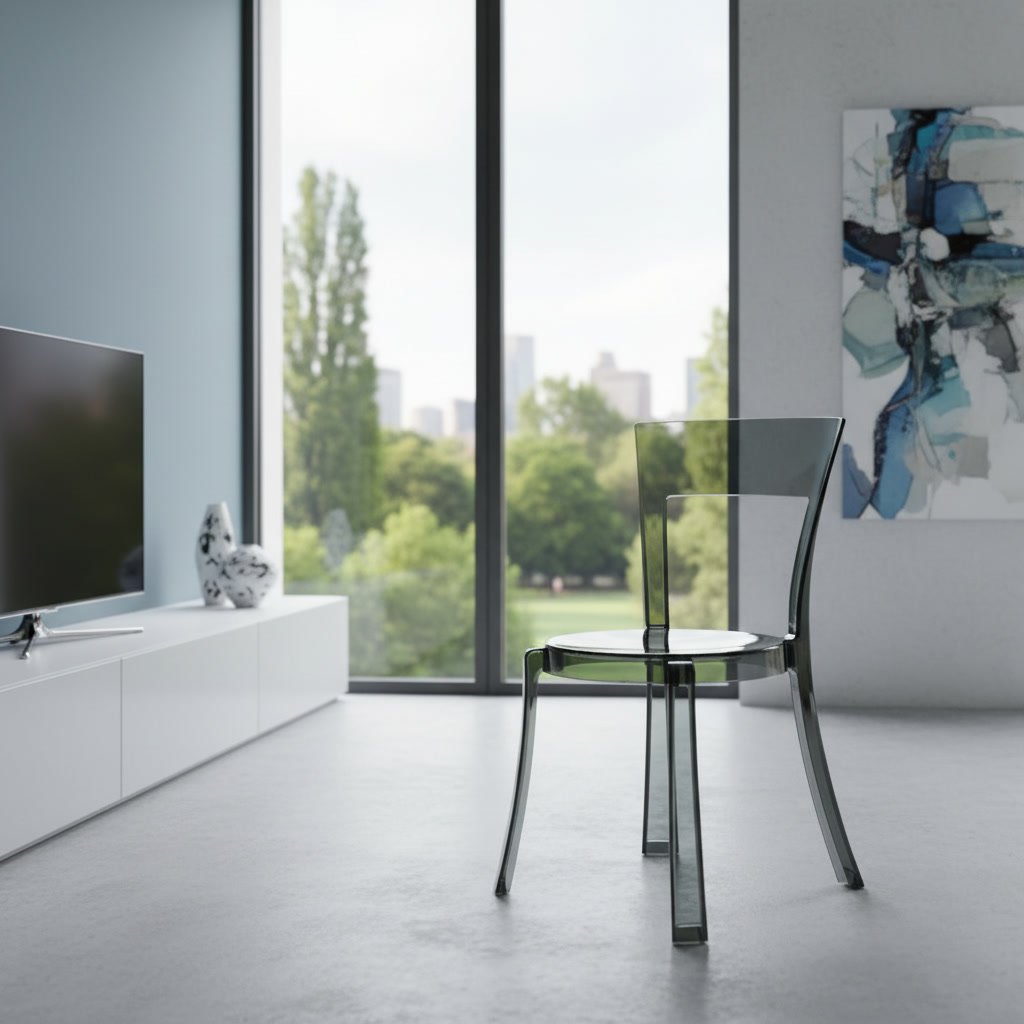 STEINA Transparent Dining Chair - Image 4