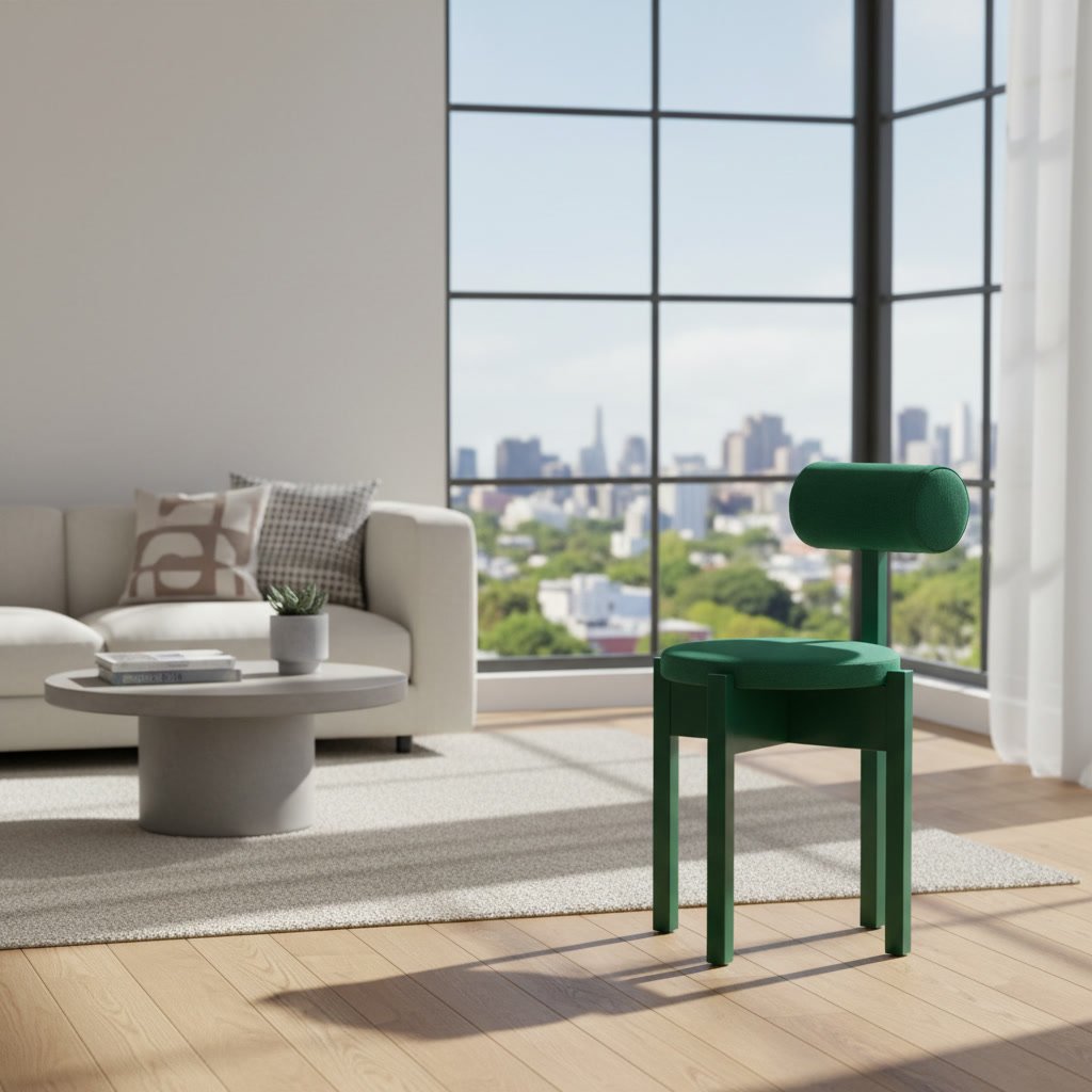 LUNARA 3-Leg Upholstered Chair - Image 3