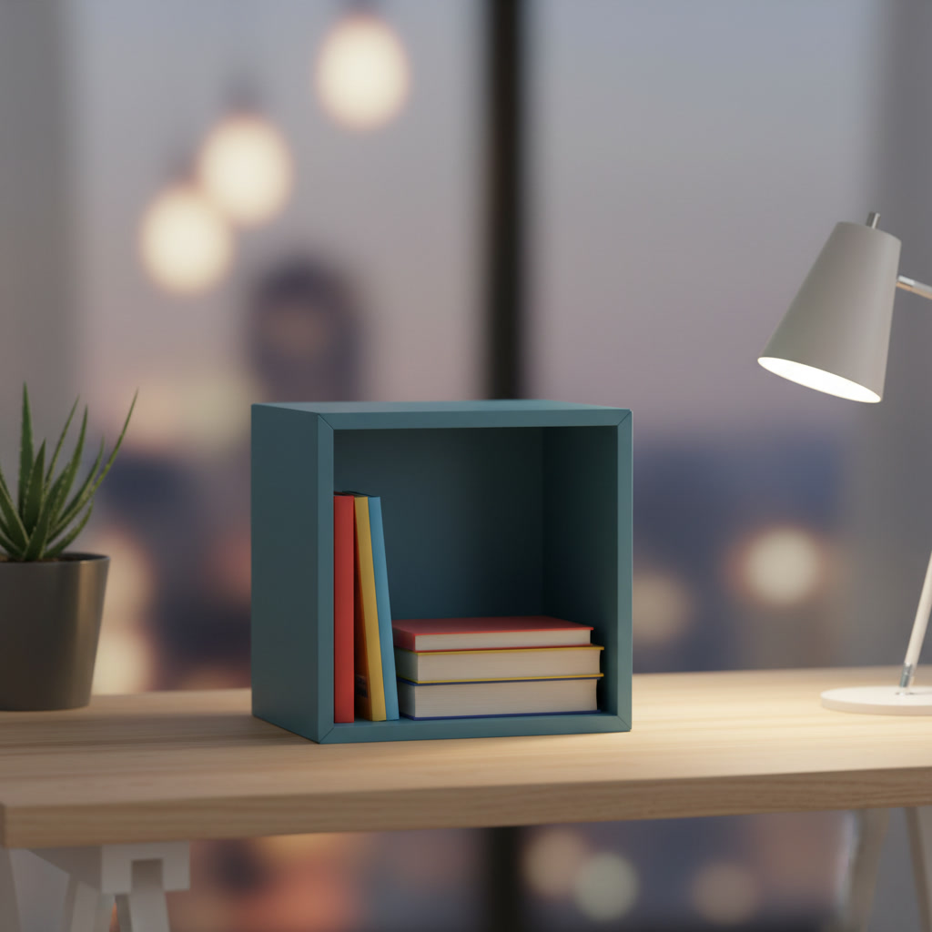 EKORA 1-Cube Shelving Unit - Image 5